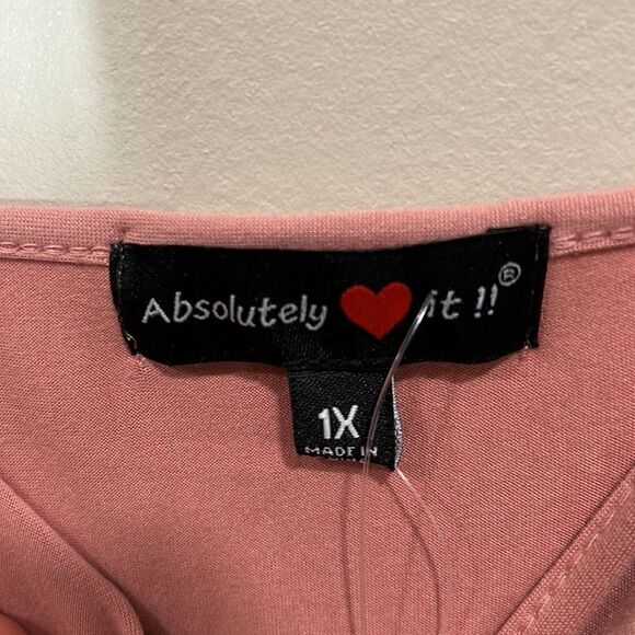 Sexy Pink Plus Size Sleeveless Dress. Size 1X. - Picture 4 of 5